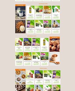 Theme wordpress thực phẩm 10 đẹp , chuẩn seo