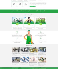 Theme wordpress dịch vụ vệ sinh