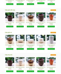Theme wordpress bán chậu cây