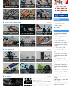 Theme wordpress dịch vụ thám tử