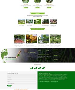 Theme wordpress thiết kế sân vườn cây cảnh