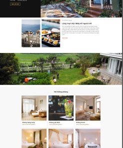 Theme wordpress giới thiệu villa khách sạn 01